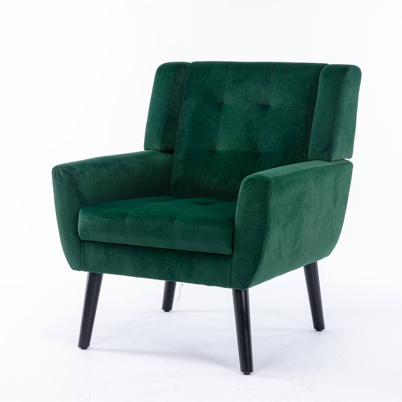 Modern Soft Velvet Material Ergonomics Accent Chair Living Room Chair Bedroom Chair Home Chair
