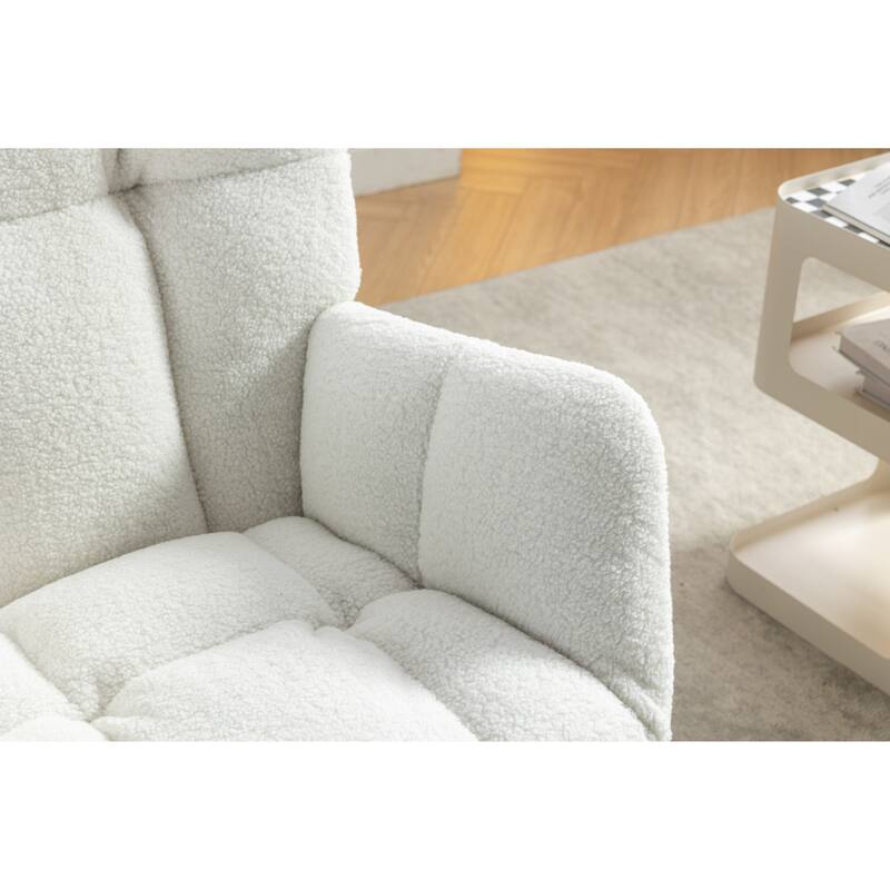 Teddy Rocking Chair with Adjustable Footrest