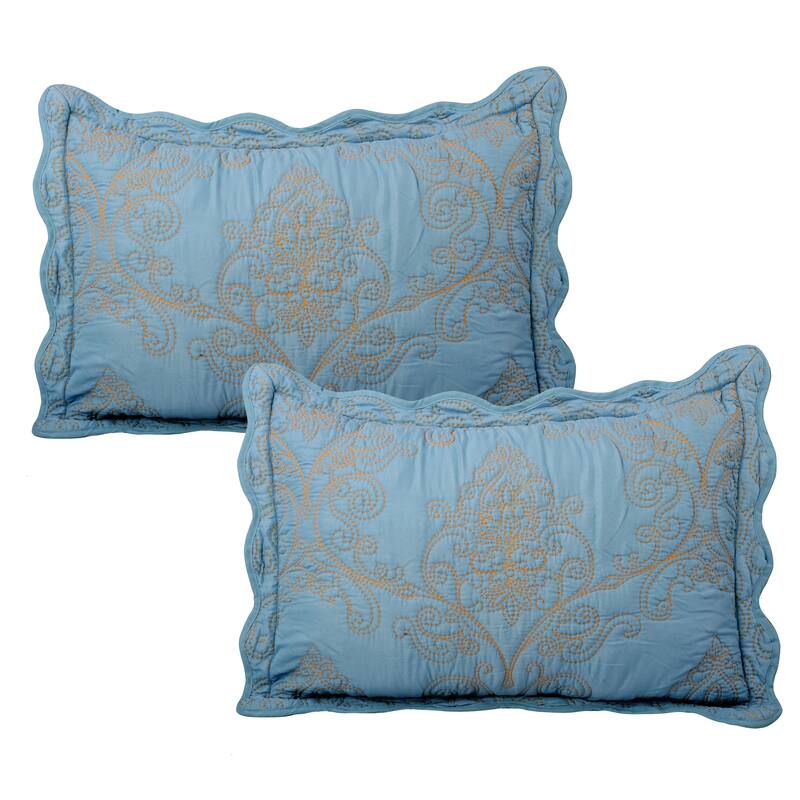 Serenta Damask Oversized 4-piece Bedspread Set