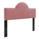 preview thumbnail 16 of 57, Dawn King/California King Performance Velvet Headboard Dusty Rose