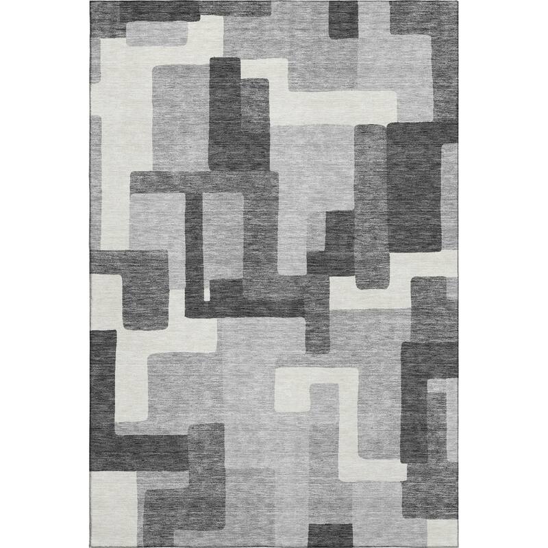 Premium Washable Super Soft Modern Geo Mayfield Rug