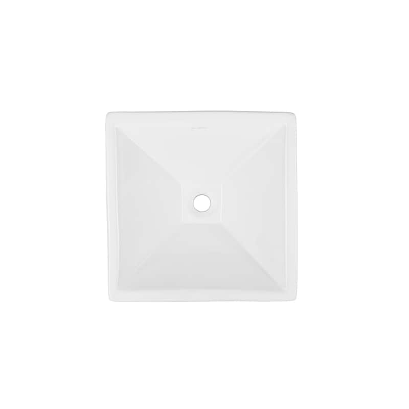 Sion One-Piece Pedestal Sink - 18.15" x 18.15" 32.25"