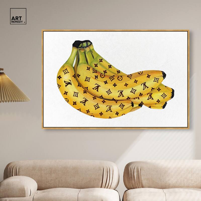Fashion Bananas III Canvas by Art Remedy