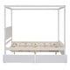 preview thumbnail 24 of 25, Full Canopy Platform Bed with Storage Drawers