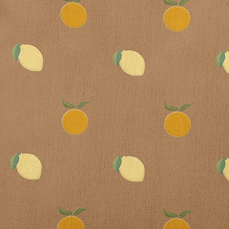 Oranges and Lemons Pattern Decorative Throw Pillow