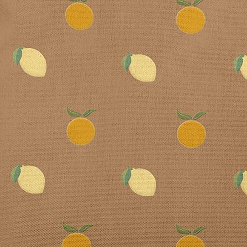 Oranges and Lemons Pattern Indoor/Outdoor Throw Pillow