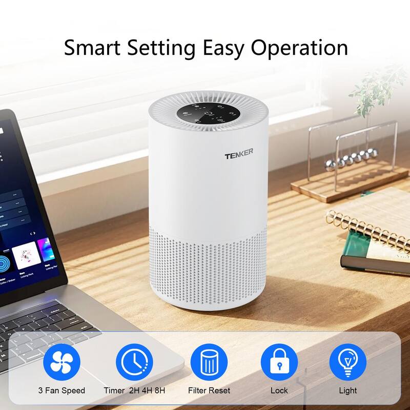 HEPA Air Purifier with Aromatherapy for Large Rooms