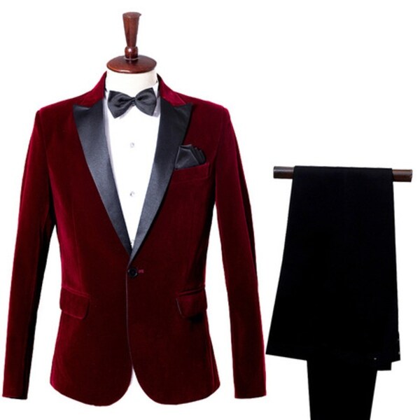one button tuxedo jacket