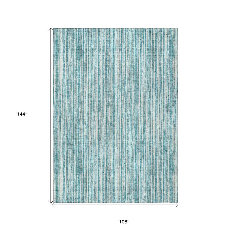 HomeRoots Striped Transitional Rectangle Outdoor Rug