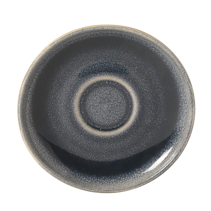 Gibson Elite Manila Bay 8-Piece Stoneware 5 oz Reactive Glaze Expresso & Coffee Cup and Saucer Set, Assorted Colors