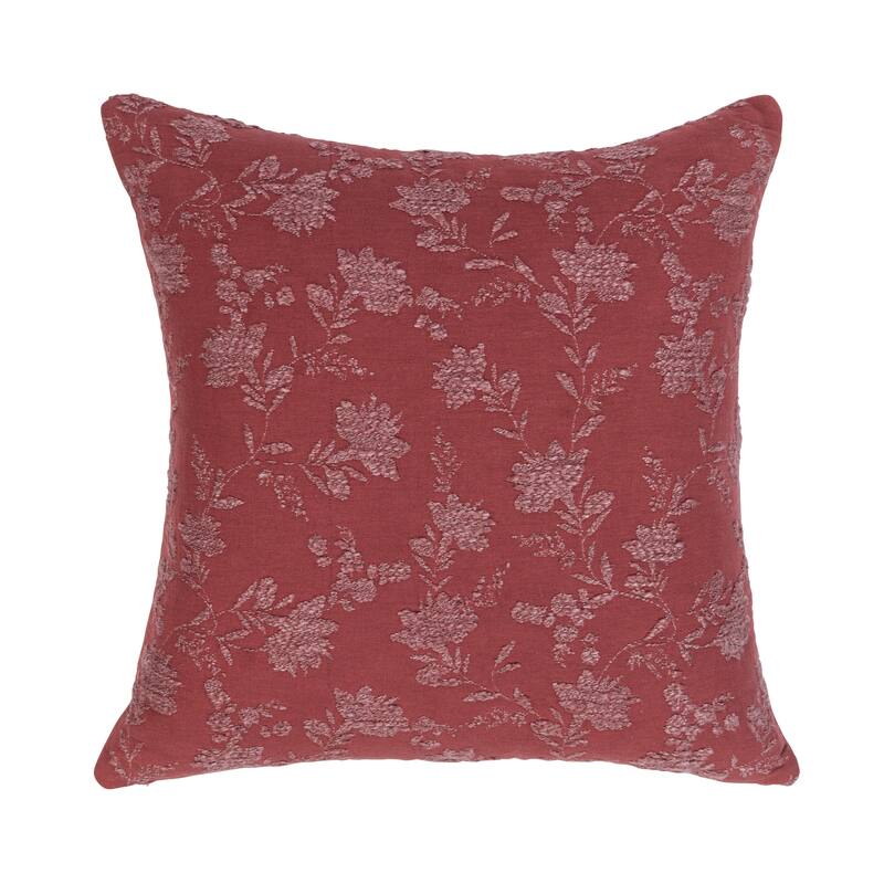Villa by Classic Home Rosecliff Cotton Blend Throw Pillow