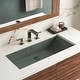 preview thumbnail 82 of 104, Arcata NativeStone Undermount Trough Bathroom Sink 30" - Forest