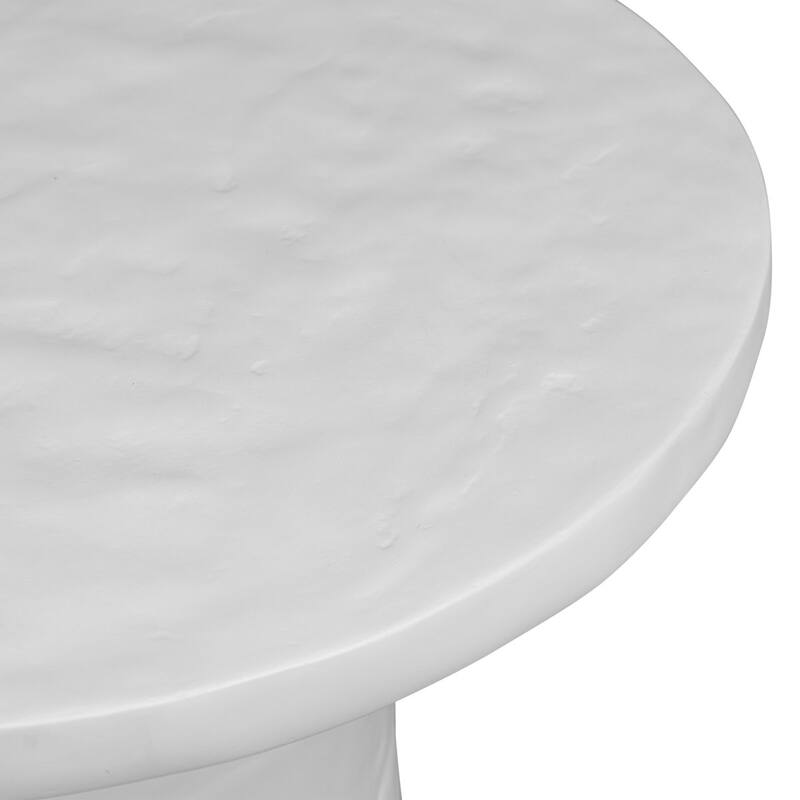 Poly & Bark Selenit Hand-Crafted Reinforced Cement Side Table