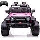 preview thumbnail 10 of 26, 2 Seaters 20" Large Seat 24V Kids Ride On Car with Remote Control Pink