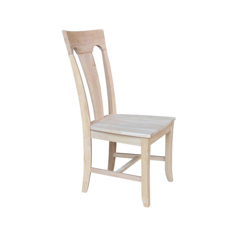 Elle Solid Wood Dining Chairs, Set of 2