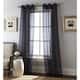 Grand Avenue Payton Solid Grommet-Top, Curtain Panel Pair - 37 x 95 - Navy