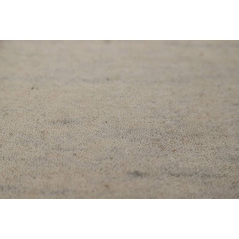 Little Animals Design Gabbeh Runner Rug Handmade Beige Wool Carpet - 2'6" x 11'3"
