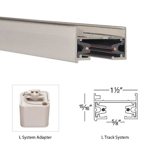 Whac Adapter WAC Lighting EN-LQ50AR Low voltage Quick Connect Adapter for L Track ...