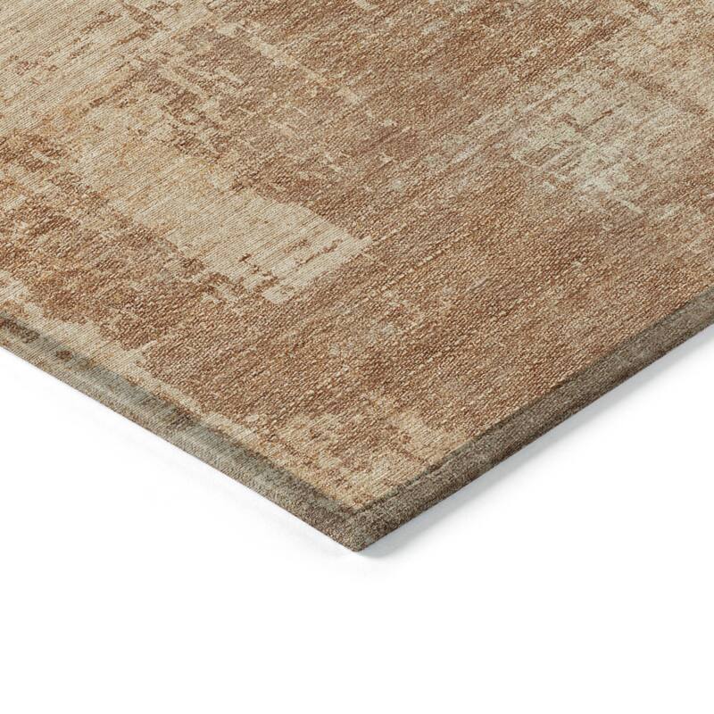 HomeRoots Abstract Transitional Rectangle Outdoor Rug