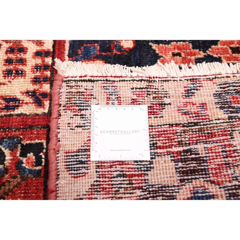 ECARPETGALLERY Hand-knotted Kayseri Vintage Red Wool Rug - 6'11 x 10'0