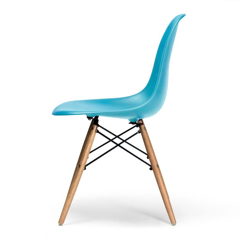 Paris-2 Side Chairs with Natural Legs (Set of 2)
