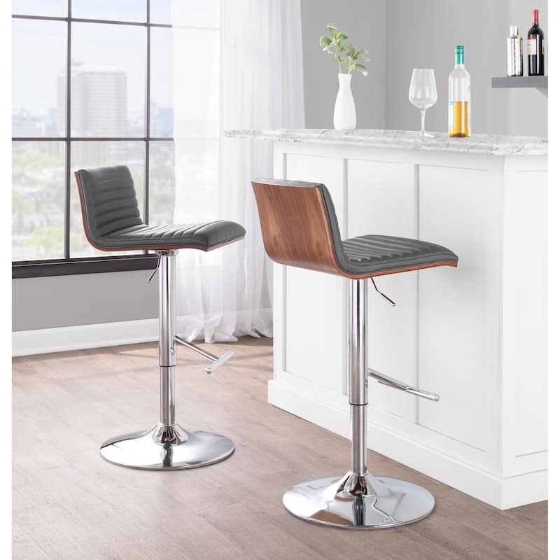 Carson Carrington Tyra Adjustable Bar Stool (Set of 2)