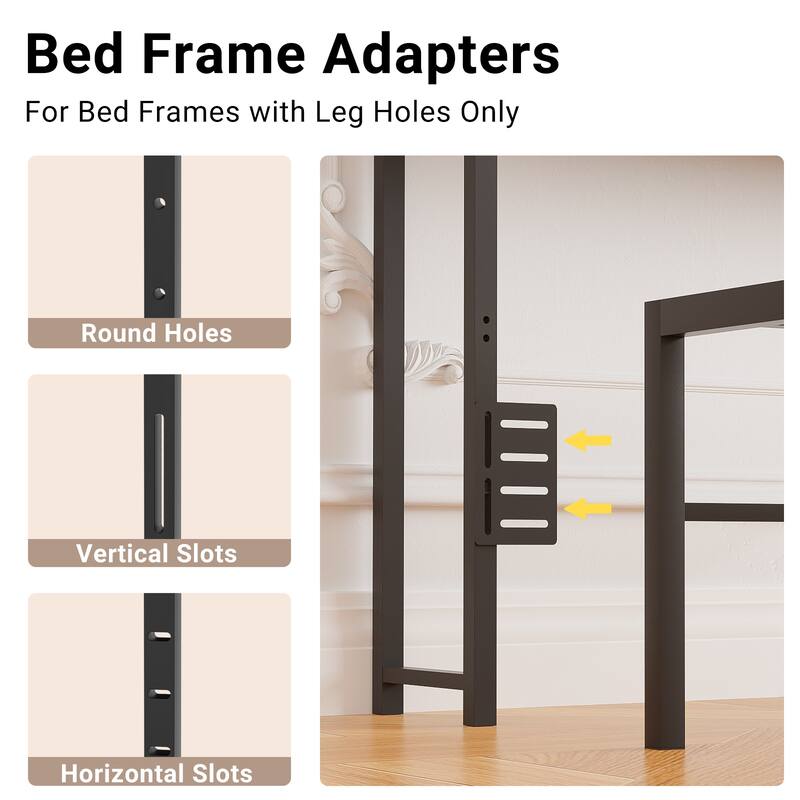 Storage Headboards with Power Outlet and LED Light, Head board with Storage Shelves for Bed Frame