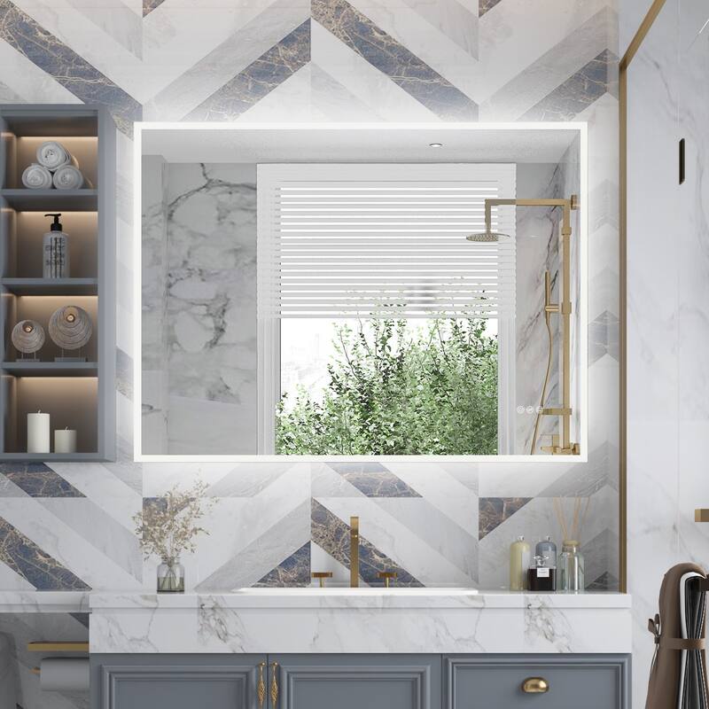 Modern Wall Mounted LED Bathroom mirror