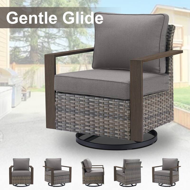 Gymojoy Outdoor Wicker Patio Furniture Sofa Set