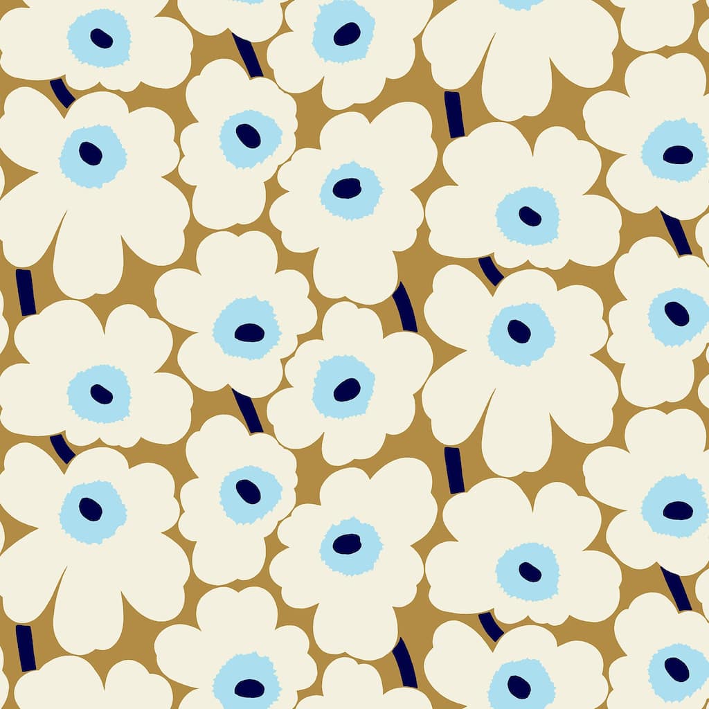 Marimekko Beige Pieni Unikko Peel & Stick Wallpaper