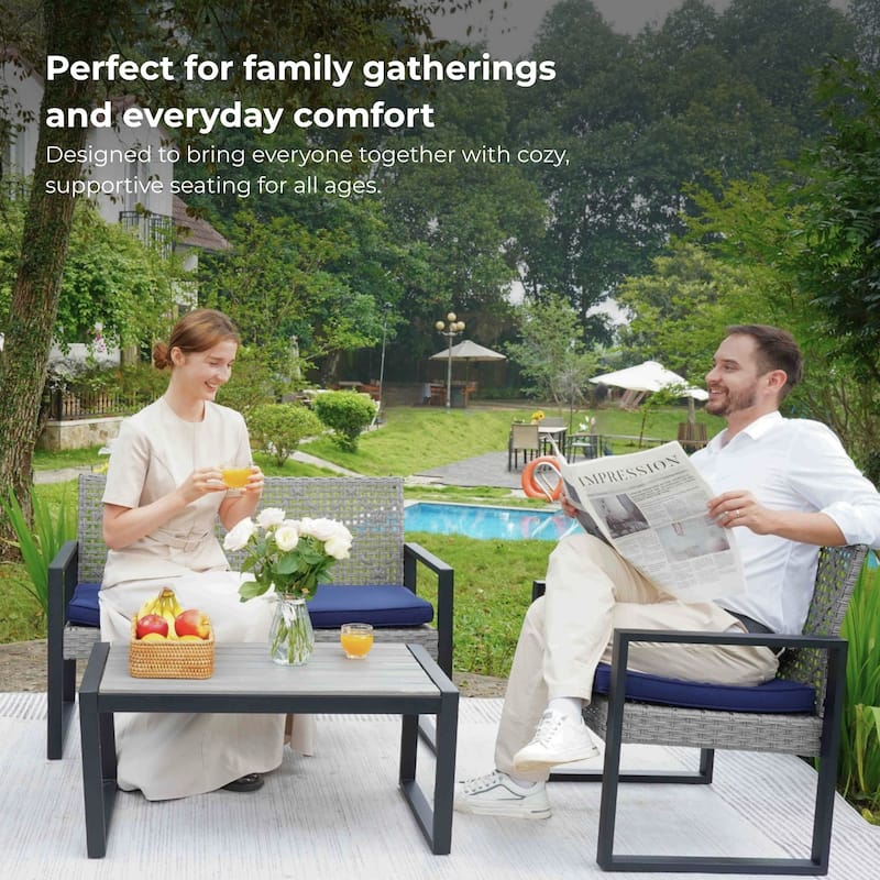 4-Piece Outdoor Patio Furniture Set