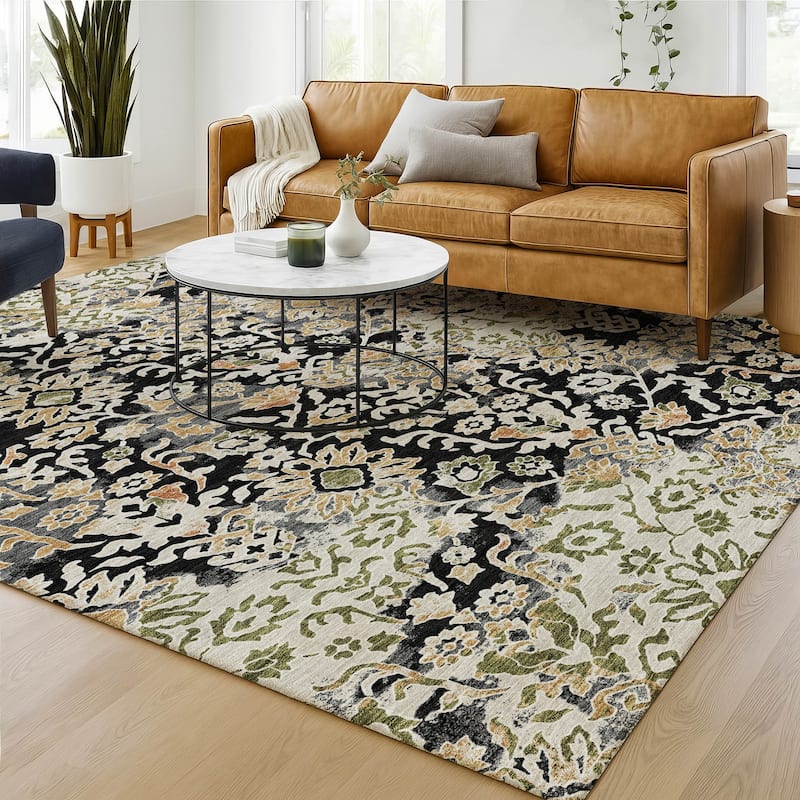 Machine Washable Indoor/ Outdoor Global Avon Chantille Rug