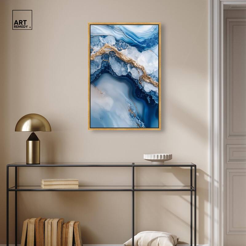 Molten Topaz II Canvas by Art Remedy