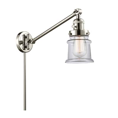Innovations Lighting Small Canton Single Light 25" Tall Bathroom