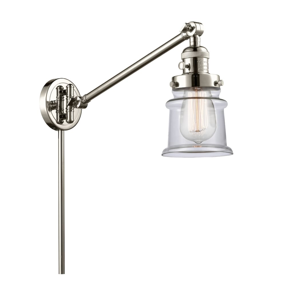 Innovations Lighting Small Canton Single Light 25" Tall Bathroom