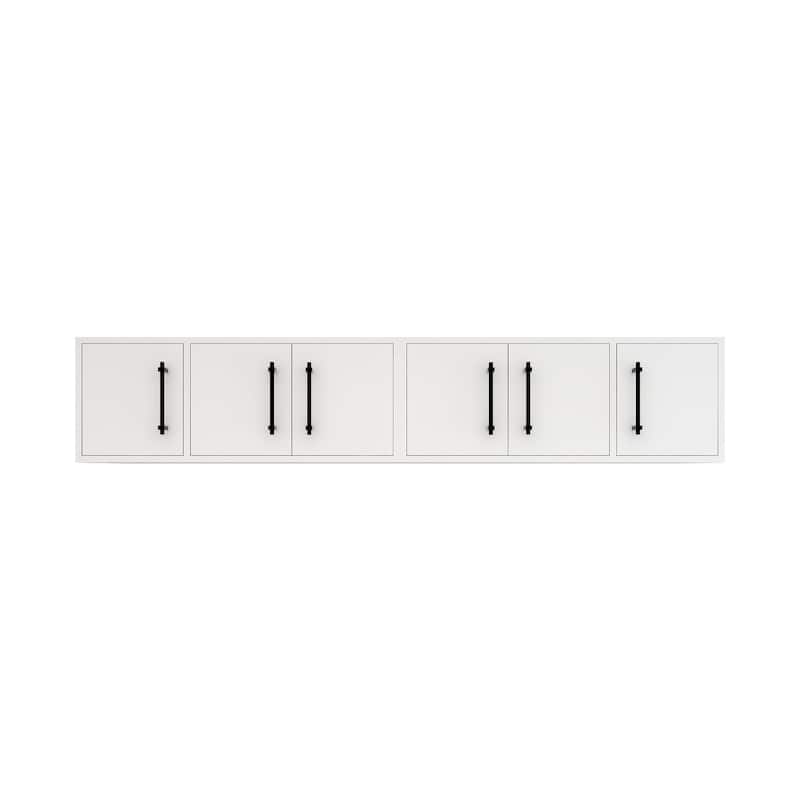 Victoria 72 Inches Top Cabinet Wall-Mounted - 71.3 - Glossy - Gloss White