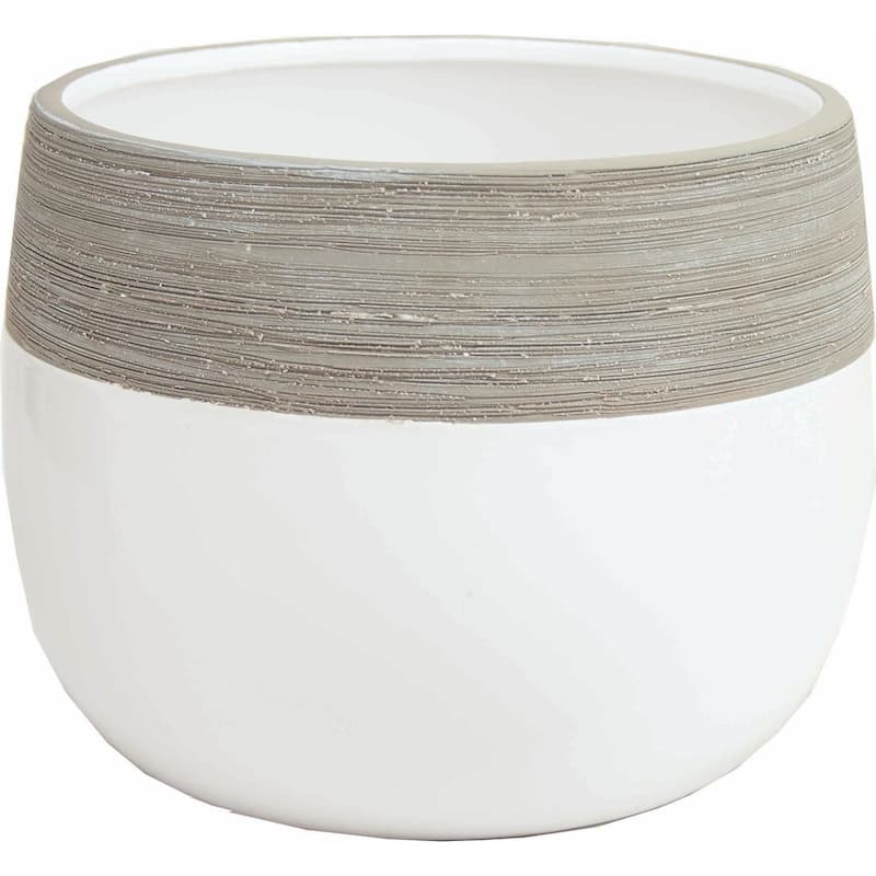 Nordic White And Gray Planter