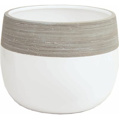 Nordic White And Gray Planter