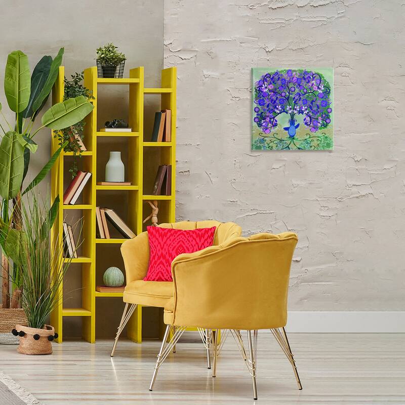 Stupell Tree Blooming From Bird Canvas Wall Art Design By Kay Widdowson
