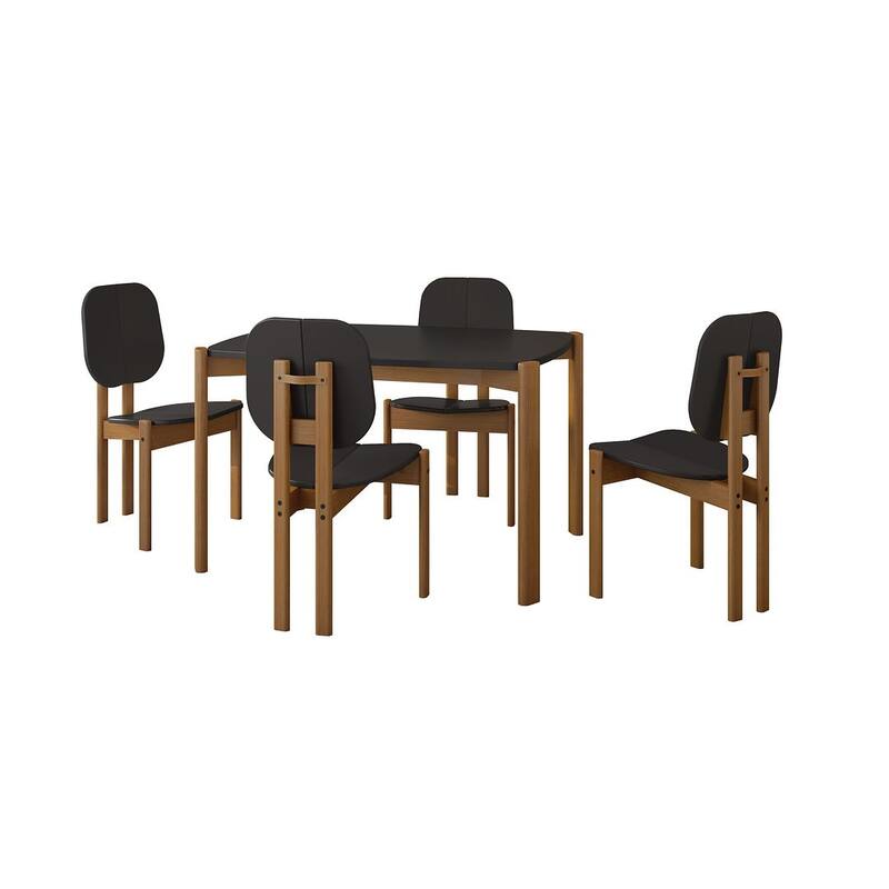 Manhattan Comfort Mid-Century Gales 47.24 Dining Table Set