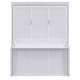preview thumbnail 18 of 16, Queen Size Murphy Bed with a Shelf, Easy Fold Wood Wall Bed, Space-Saving Murphy Bed Cabinet for Guest Room Home Office