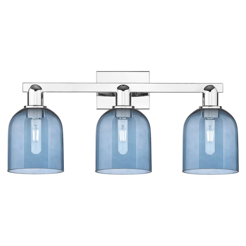 Innovations Lighting 716-3W-12-25 Bella Vanity Bella 3 Light 25" Wide - Polished Chrome / Blue