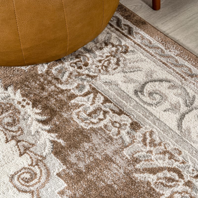 JONATHAN Y Amir Cottage Medallion Area Rug
