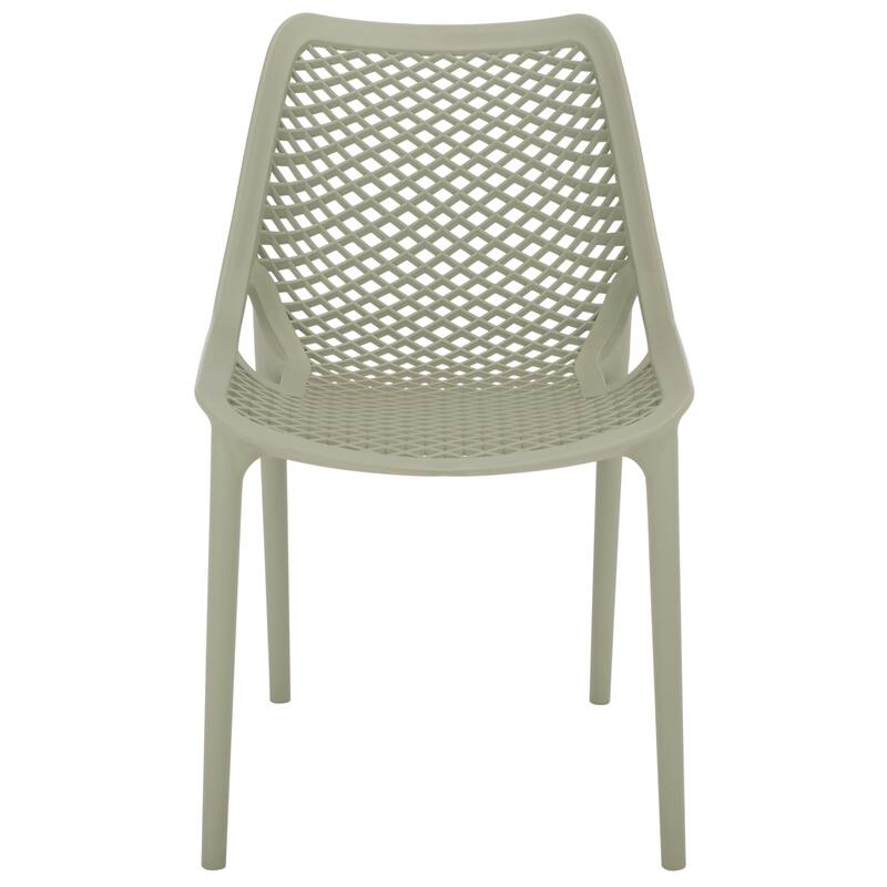 SAFAVIEH Outdoor Living Leila Dining Chair (Set of 2) - 20"W x 24"D x 32"H