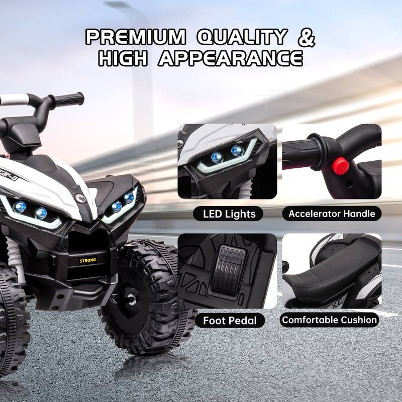 ATV Ride on Toy 12V 4 Power Wheels for Kids