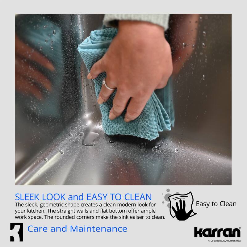 Karran Undermount Vanity 17-1/4 In. x 15 In. Sink