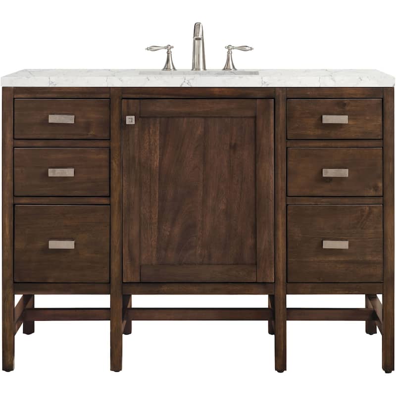 James Martin Vanities Addison 48" Single Basin Hardwood Vanity Set - Mid Century Acacia - Wood Finish