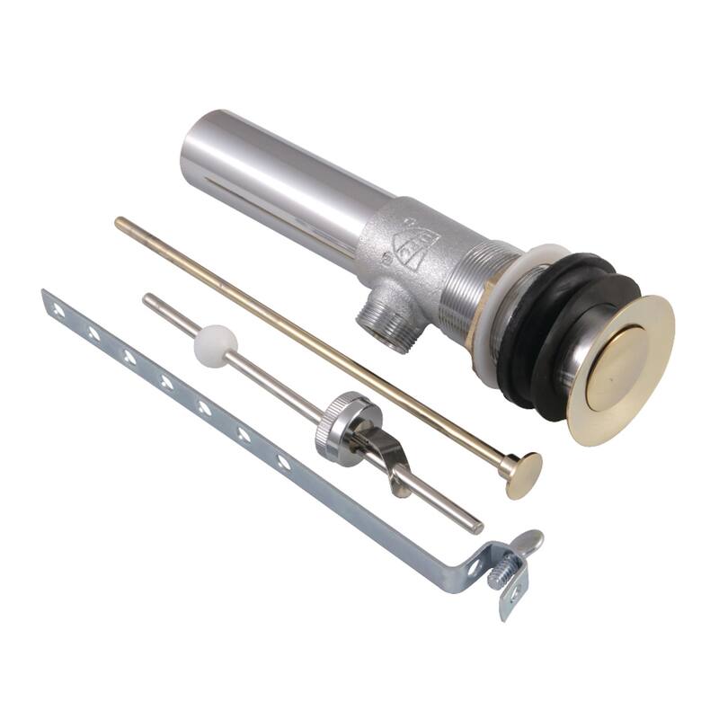 Columbia Brass Pop-Up Drain with Overflow - Polished Brass