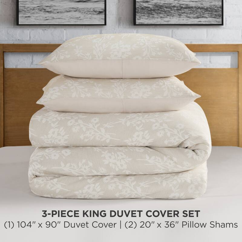 Lucky Brand Ava Floral Jacquard Duvet Cover Sets