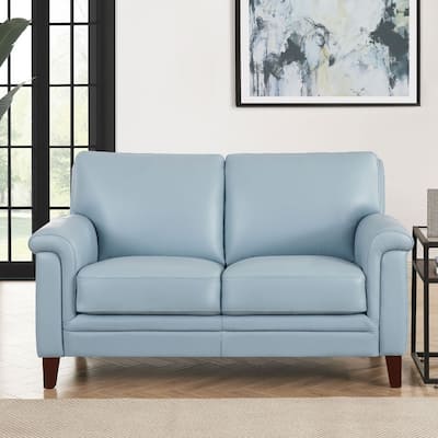 Leather Loveseat